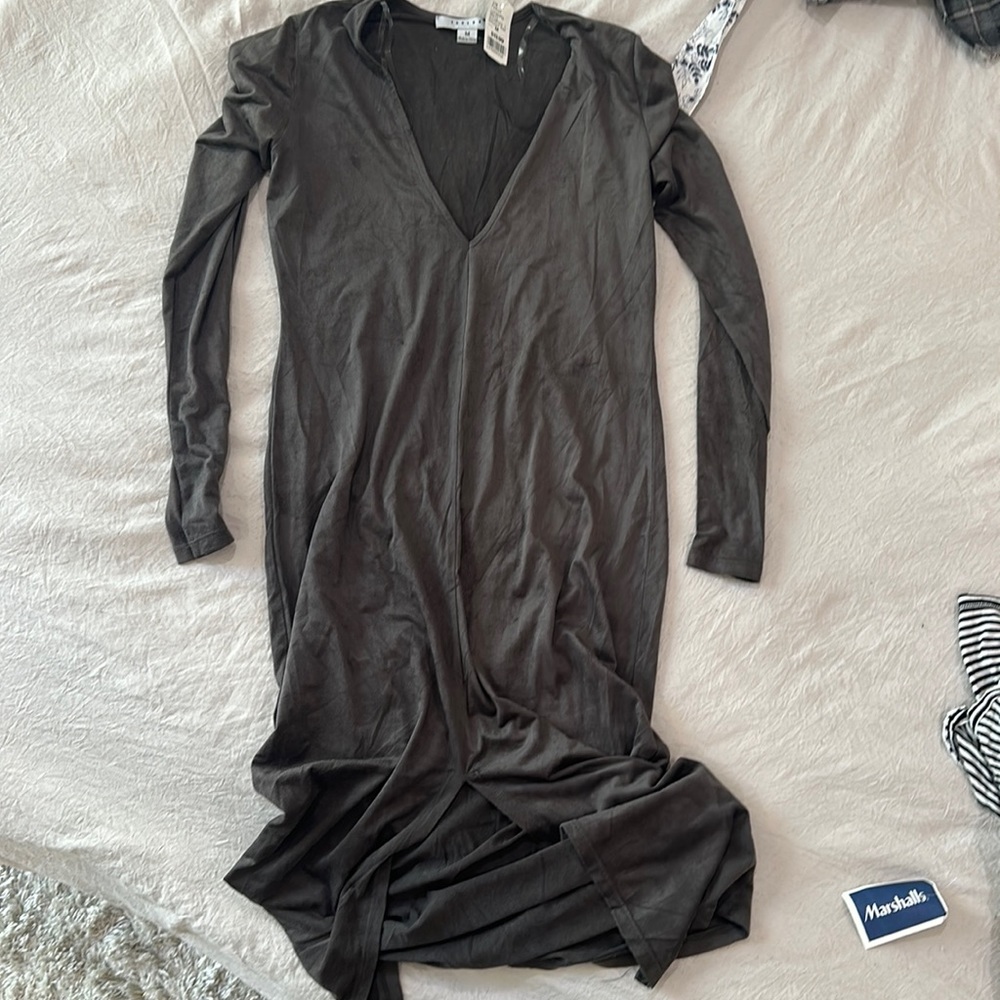 Suede mid dress. Never worn